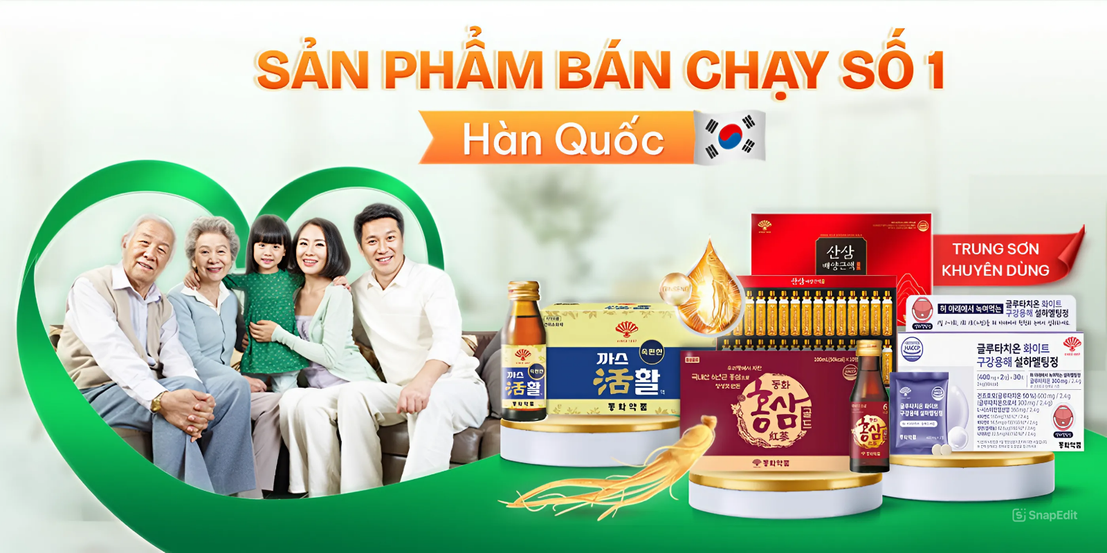 Sản phẩm bán chạy số 1 Hàn Quốc